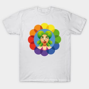 Female Face T-Shirt